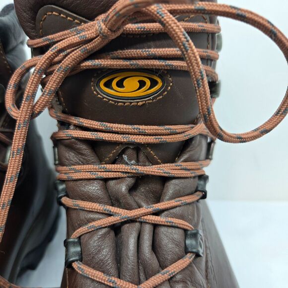 Salomon Contragrip Mens Brown Leather Gortex Waterproof Boots Size US 13 EUR 48 main image 5